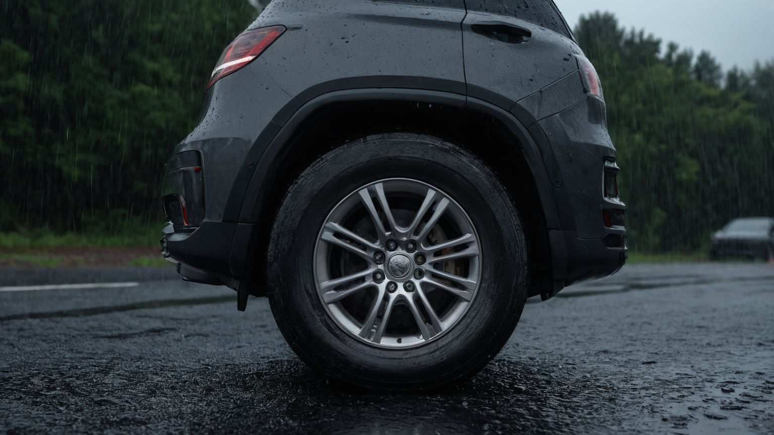 Hydroplaning Recovery Tire Tread Rain Driving Plan visual 4